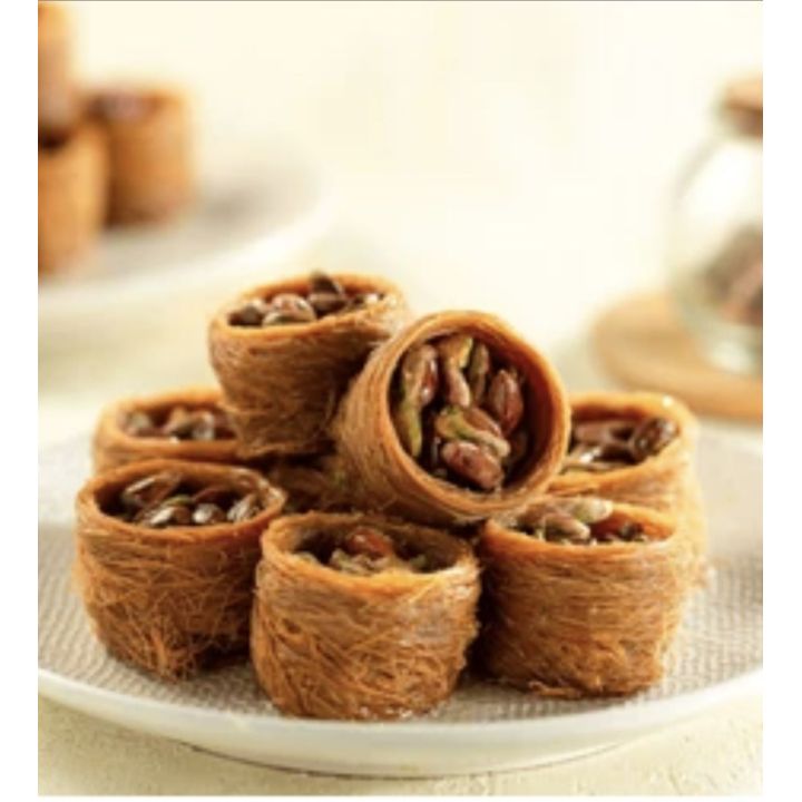 Kataif with Pistacio 250g عش البلبل بالفستق