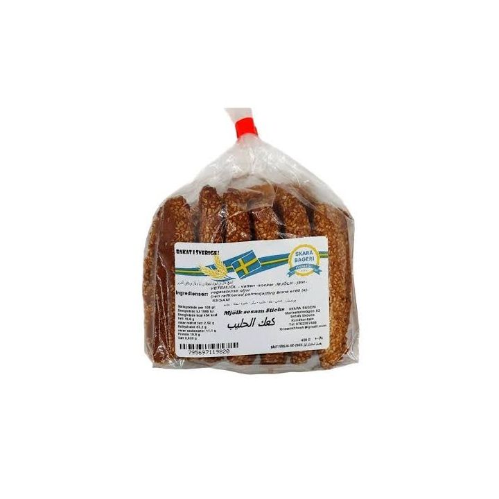 Milk sesam sticks 400g كعك بالحليب