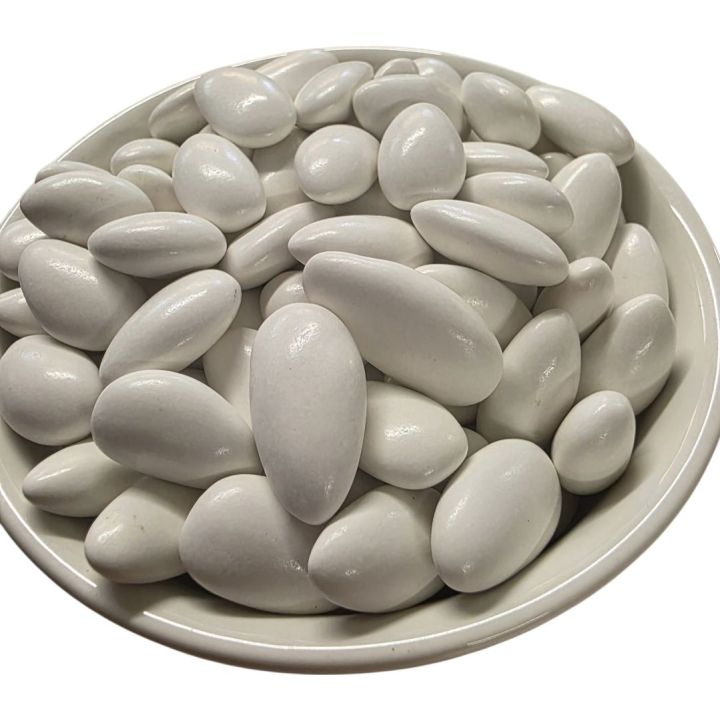 Almond white 500g ملبس ابيض شوكولا و لوز