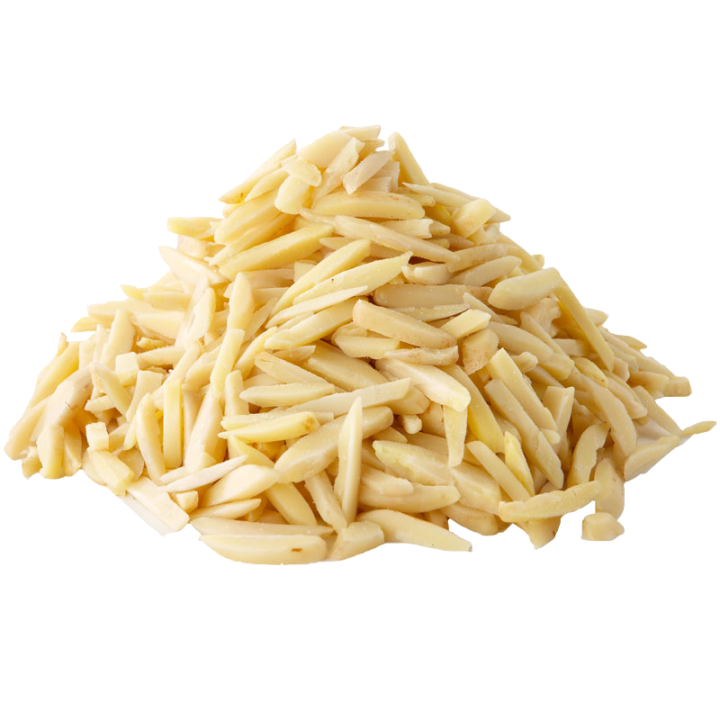 Almonds blanched splitter 500 GR لوز مقشر صنوبري